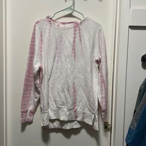 Used oversized PINK tie dye sweater size XS